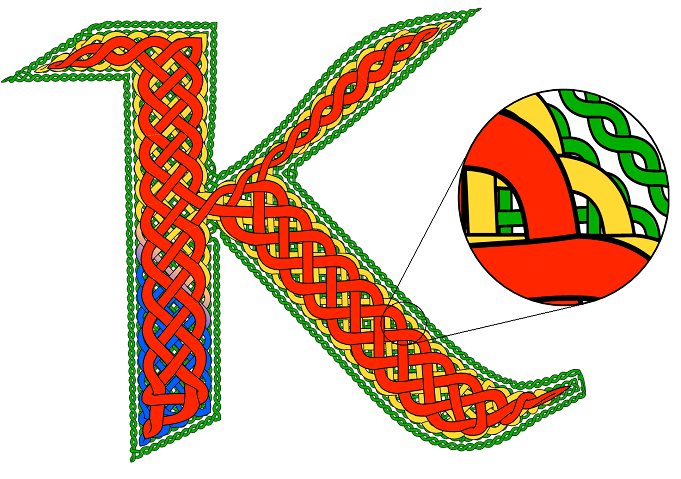 Celtic knot fonts.